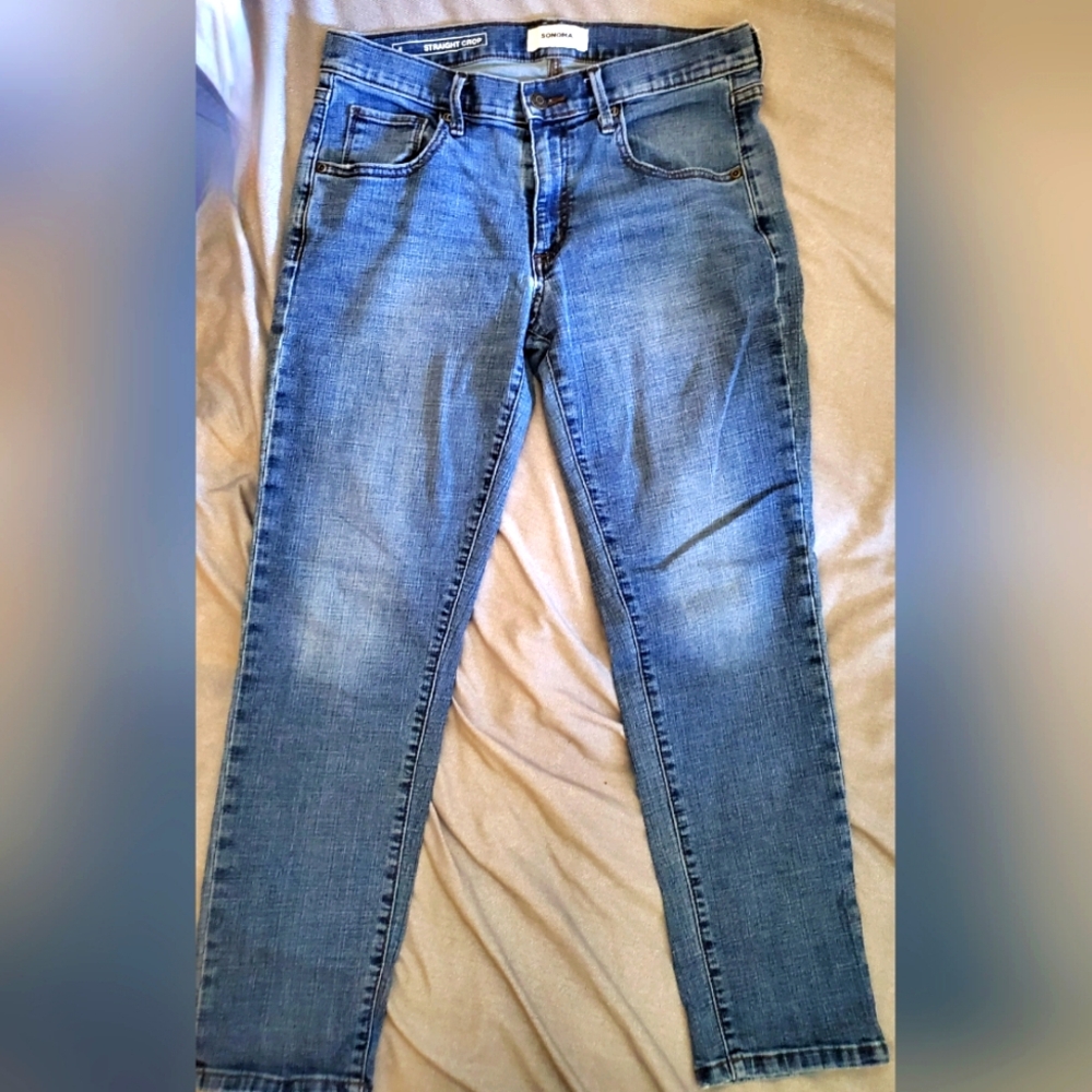 Sonoma Straight Cropped Jeans